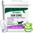 Show in main carousel: Vet's Best Ear Relief Finger Dog Wipes, 50 count slide 1 of 8