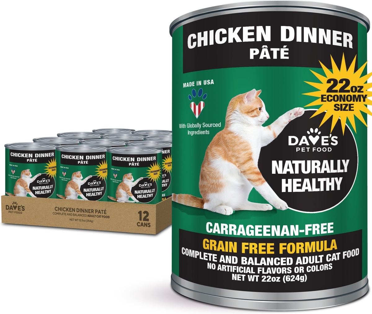 DAVE'S PET FOOD Naturally Healthy Chicken Dinner Formula Pate