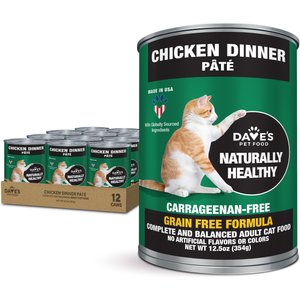 Dave's Pet Food Naturally Healthy Grain-Free Turkey Formula Canned Cat Food