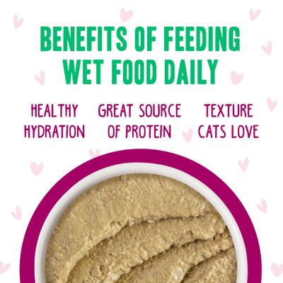 Show full view: BFF Play Pate Lovers Tuna & Duck Double Dare Wet Cat Food, 5.5-oz can, pack of 8 slide 6 of 11