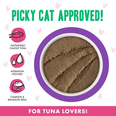 Show full view: BFF Play Pate Lovers Tuna & Beef Bodacious Wet Cat Food, 5.5-oz can, pack of 8 slide 4 of 12