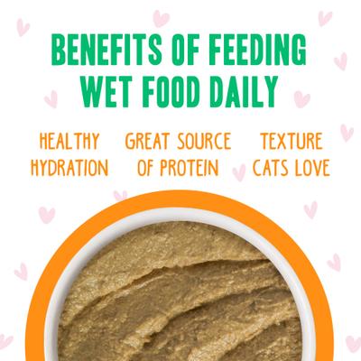 Show full view: BFF Play Pate Lovers Oh Snap! Tuna & Salmon Grain-Free Wet Cat Food, 2.8-oz can, pack of 12 slide 6 of 13