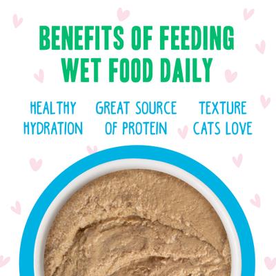 Show full view: BFF Play Pate Lovers Tuna & Chicken Check Please Wet Cat Food, 5.5-oz can, pack of 8 slide 6 of 12
