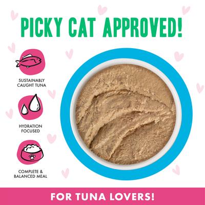 Show full view: BFF Play Pate Lovers Tuna & Chicken Check Please Wet Cat Food, 5.5-oz can, pack of 8 slide 4 of 12