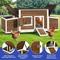 Show in main carousel: Wooflex 67-In Wooden Chicken Coop with Weatherproof Roof & 2 Nesting Boxes, 2 to 4 Chicken Capacity, Brown slide 4 of 9