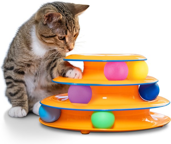 Show full view: Catstages Tower of Tracks Cat Toy slide 1 of 12
