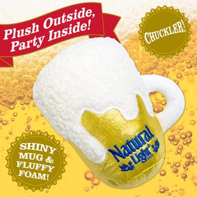 Show full view: Natural Light Plush Mug Dog Toy slide 2 of 6