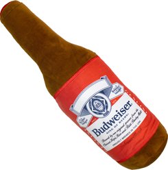 Budweiser Plush Bottle Dog Toy, 18-in