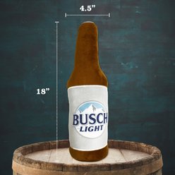 Busch Light Plush Bottle Dog Toy, 10-in slide 2 of 6