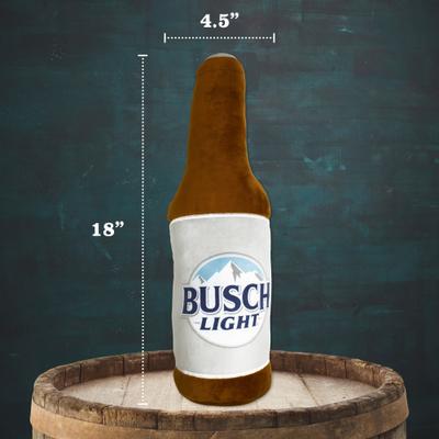 Show full view: Busch Light Plush Bottle Dog Toy, 10-in slide 6 of 8