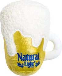 Natural Light Plush Mug Dog Toy