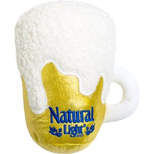 Natural Light Plush Mug Dog Toy