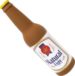 Natural Light Latex Bottle Dog Toy, 9.5-in slide 1 of 6