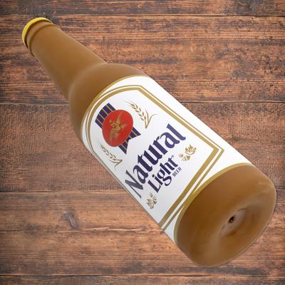 Show full view: Natural Light Latex Bottle Dog Toy, 9.5-in slide 3 of 6