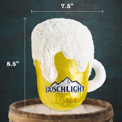 Show full view: Busch Light Plush Mug Dog Toy slide 5 of 6