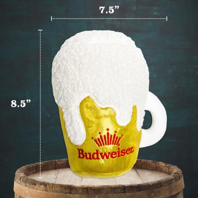 Show full view: Budweiser Plush Mug Dog Toy slide 5 of 6