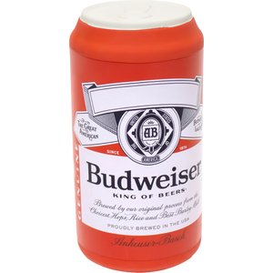 Budweiser Latex Can Dog Toy
