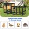Show in main carousel: TIMHAKA 80-in Outdoor Wooden Chicken Coop, 2 to 4 Chicken Capacity slide 6 of 7