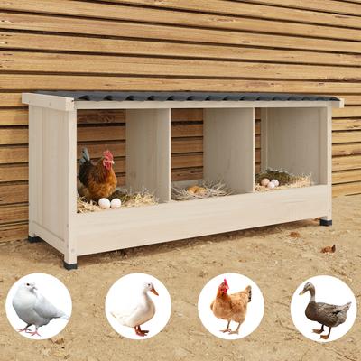 Show full view: TIMHAKA 3 Hole Chicken Nesting Box slide 7 of 7