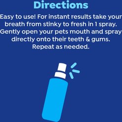 Naturel Promise Fresh Dental Dog Spray, 4-fl oz bottle slide 2 of 9