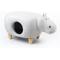 Show in main carousel: ZEZE Baby Hippo Soft Footstool Polyester Cat House slide 2 of 5