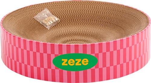 Show full view: ZEZE Retro Sweetheart 3.9-in Cardboard Paper Cat Toy Scratcher slide 3 of 10