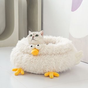 Out of Stock - ZEZE Clucky Chick Bolster Dog & Cat Bed - Chewy.com