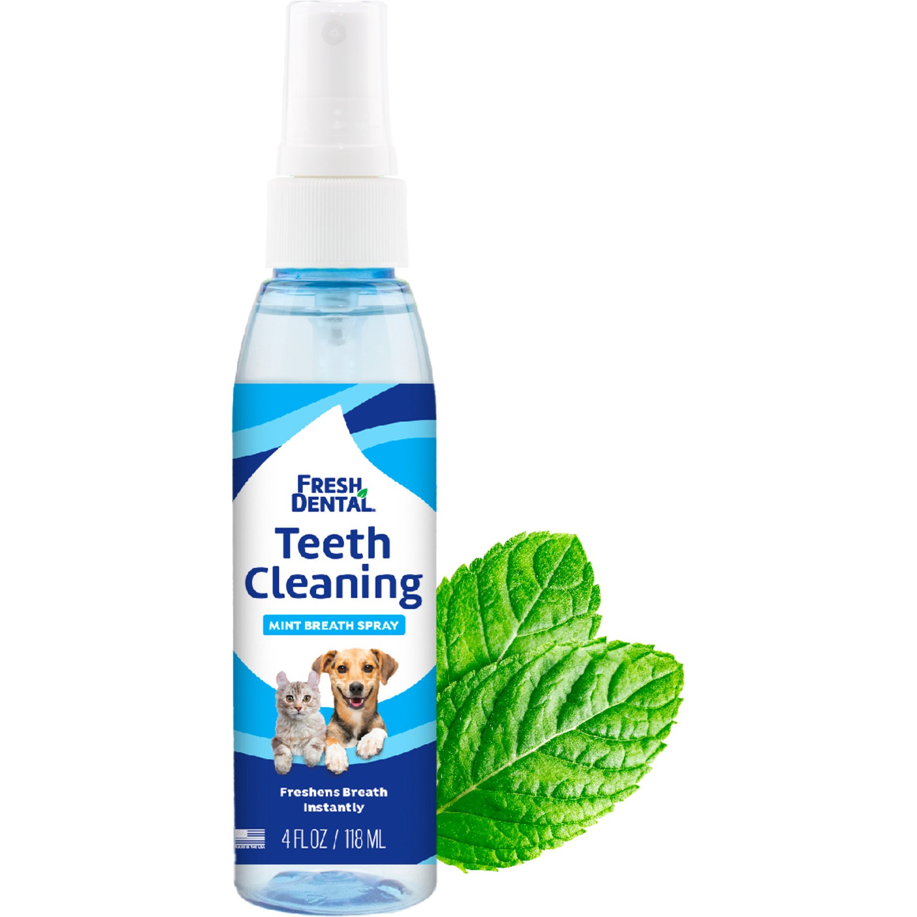 Naturel Promise Fresh Dental Dog Spray, 4-fl oz bottle