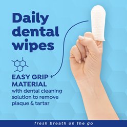 Naturel Promise Naturel Promise Fresh Dental Finger Wipes for Dogs, 50 count slide 2 of 9