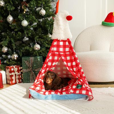 Show full view: ZEZE Christmas Polyester Dog Tent House slide 3 of 7