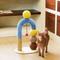 Show in main carousel: ZEZE BoBo Ball Multi-Functional 27.5-in Polyethylene Cat Scratcher with Toy slide 1 of 6