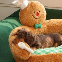 ZEZE Gingerbread Man Hug Bolster Dog Sofa Bed slide 2 of 6