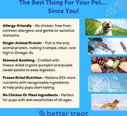 A Better Treat Allergy Friendly Ocean Blend Freeze-Dried Raw Dog Food, 12-lb bag slide 2 of 6
