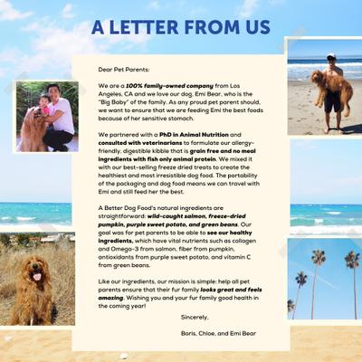 Show full view: A Better Treat Allergy Friendly Ocean Blend Freeze-Dried Raw Dog Food, 12-lb bag slide 7 of 8