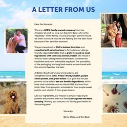 A Better Treat Allergy Friendly Lamb Freeze-Dried Raw Dog Food, 12-lb bag slide 2 of 6