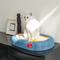 Show in main carousel: ZEZE 3.5-in Denim Cat Scratcher Bed with Toy slide 6 of 9