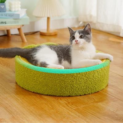 Show full view: Fairela Avocado Scratcher Cat Bed slide 5 of 9