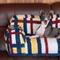 Show in main carousel: ZEZE Vintage Plaid Mondrian Check Pattern Furniture Style Dog & Cat Sofa Bed with Removable Cover slide 3 of 11