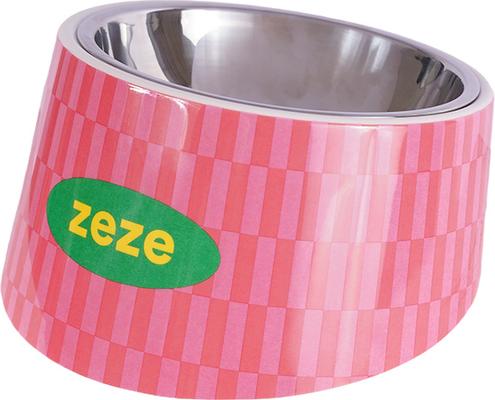 Show full view: ZEZE Retro Sweetheart Metal Dog Bowl, 3-cup slide 2 of 5