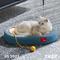 Show in main carousel: ZEZE 3.5-in Denim Cat Scratcher Bed with Toy slide 1 of 9