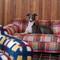 Show in main carousel: ZEZE Vintage Plaid Pink Plus Furniture Style Dog & Cat Sofa Bed with Removable Cover slide 6 of 10