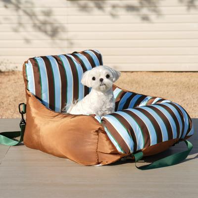 Show full view: ZEZE Striped Car Seat Dog Bed slide 4 of 7