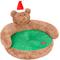 Show in main carousel: ZEZE Christmas Teddy Bear Bolster Dog & Cat Bed slide 2 of 7