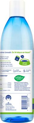Show full view: Naturel Promise Fresh Dental Hip & Joint Water Additive Dog Breath Freshener for Dogs, 18-fl oz bottle slide 3 of 9