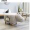 Show in main carousel: ZEZE Baby Hippo Soft Footstool Polyester Cat House slide 4 of 5