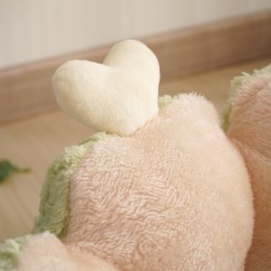 Fairela Cactus Plush Dog & Cat Bed, Green