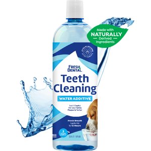 Naturel Promise Fresh Dental Water Additive for Dogs, 33.8-fl oz bottle