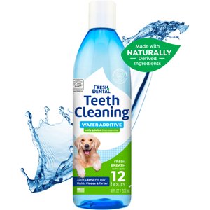 Naturel Promise Fresh Dental Hip & Joint Water Additive Dog Breath Freshener for Dogs, 18-fl oz bottle