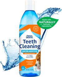 Naturel Promise Fresh Dental Oral Care Water Additive Plus Skin & Coat for Pets, 18-fl oz bottle