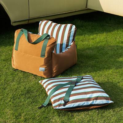 Show full view: ZEZE Striped Car Seat Dog Bed slide 6 of 7